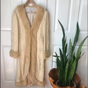 Vintage Ivory Sue Wong Coat